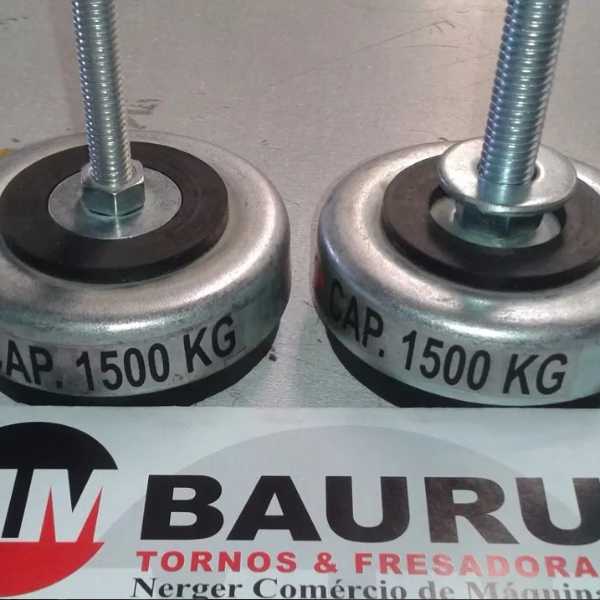 Amortecedores De Impacto Vibração 1.500kg 10 Peças Parafuso de 3/8